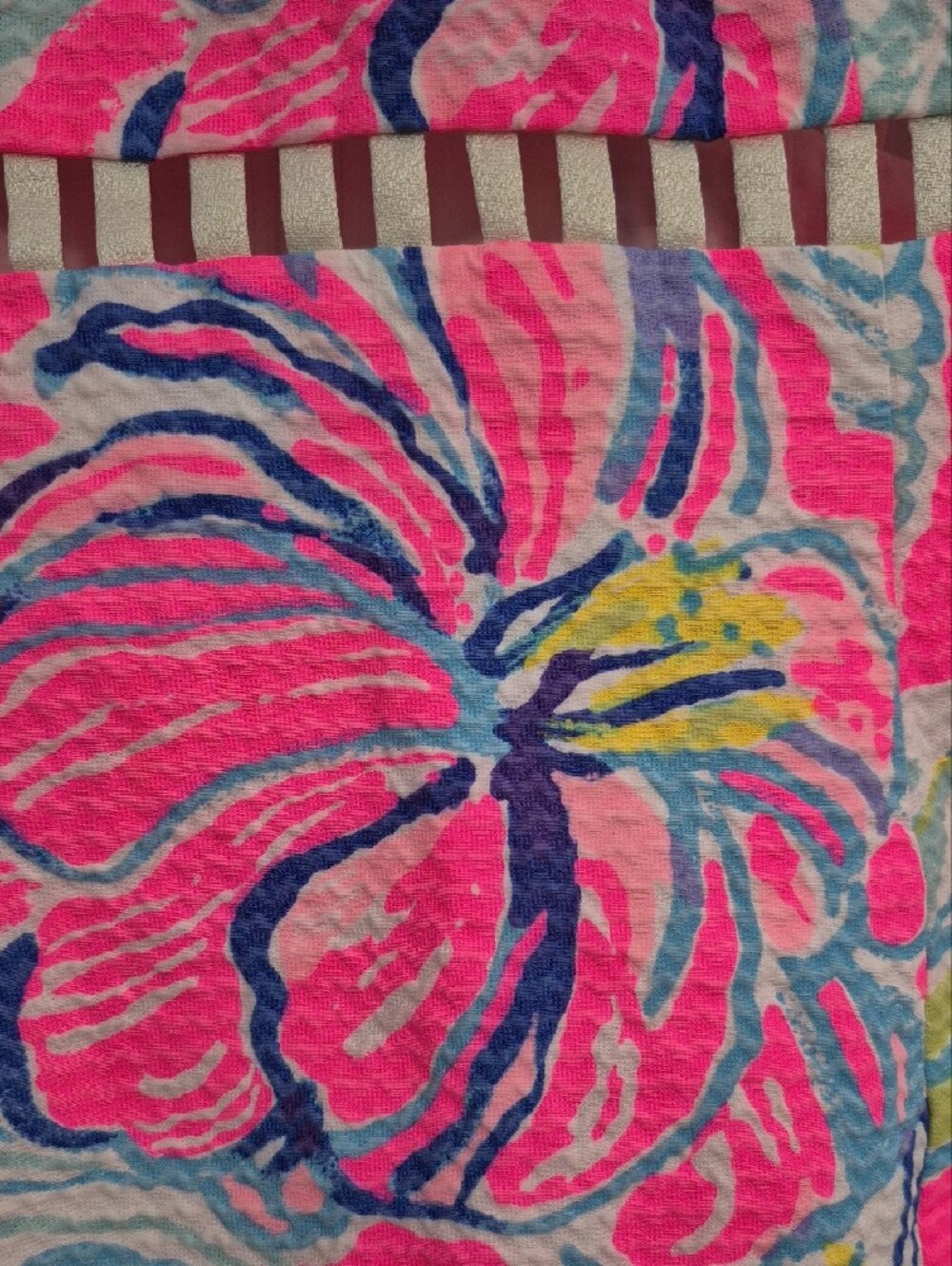 Lilly Pulitzer Bright Pink Floral Cutout Sheath Dress - Picture 3 of 4